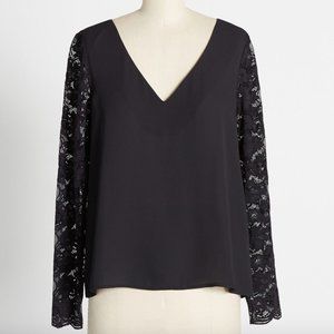 ModCloth The Best Lace to Be Blouse - NWT!
